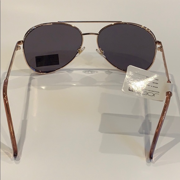 NWT Joe\'s Jeans Rose Gold Aviators with Crystals